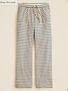NWT J Crew soft ribbed wide leg pants